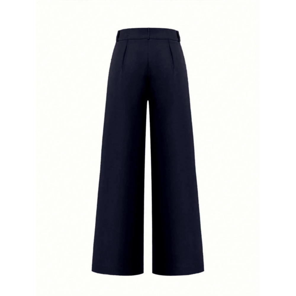 Clasi Women's Solid Color Wide Leg Casual Pants Fall Cloth For Women